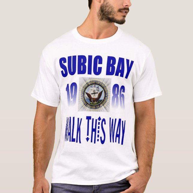 T-SHIRTS MARINHO 1986 DE SUBIC BAY (Frente)