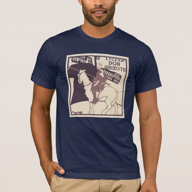 T-shirts Marinho de Don Q do Lyceum (Frente)