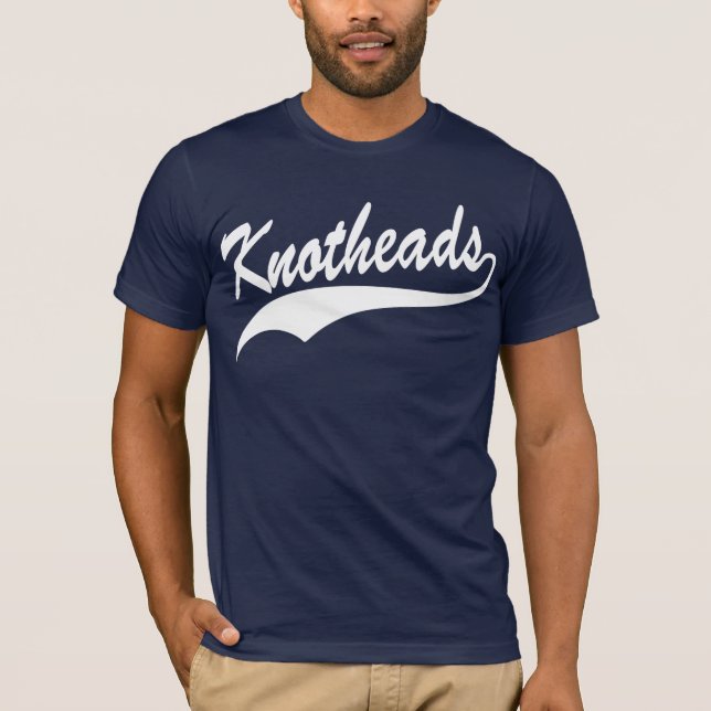 T-shirts Marinho de Knotheads (Frente)