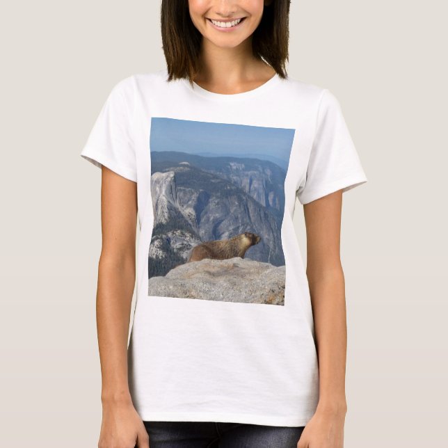 T-shirts Marmot Sobrevivendo a Metade do Come das Nuvens De (Frente)