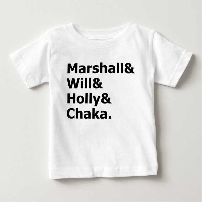 T-shirts Marshall & Chaka (Frente)