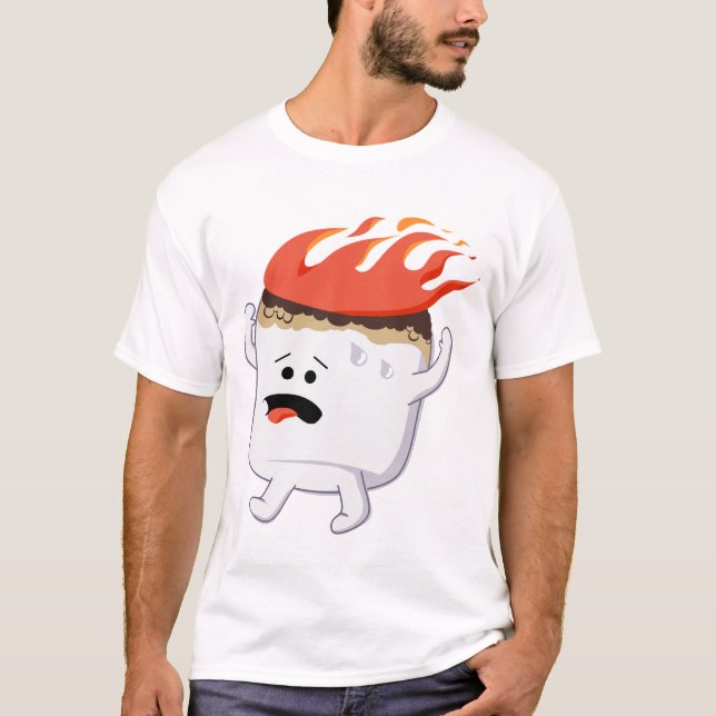 T-shirts marshmallow (Frente)