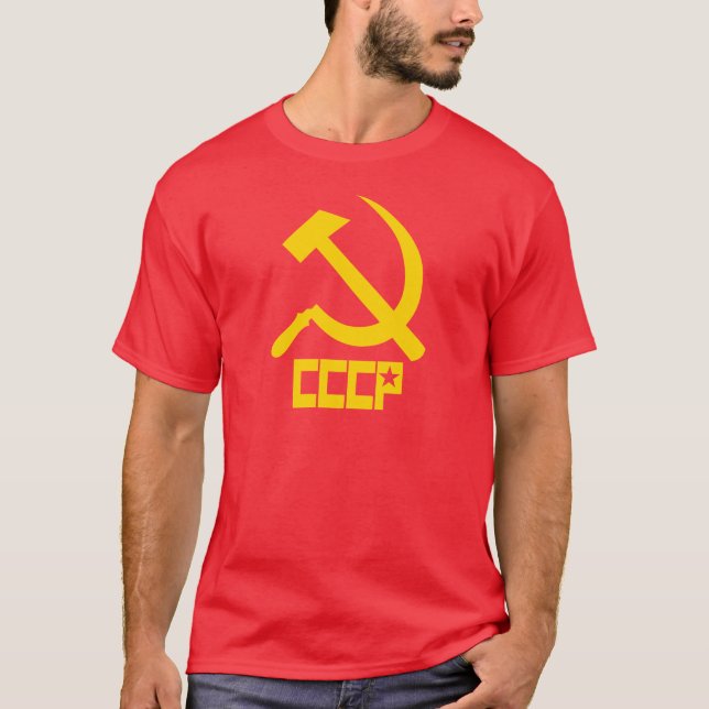 T-shirts Martelo e foice de CCCP (Frente)