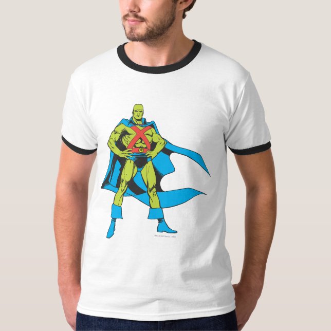 T-shirts Martian Manhunter Poses (Frente)