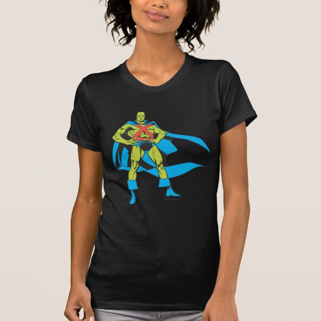 T-shirts Martian Manhunter Poses (Frente)