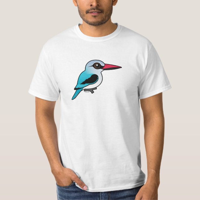 T-shirts Martinho pescatore da floresta de Birdorable (Frente)