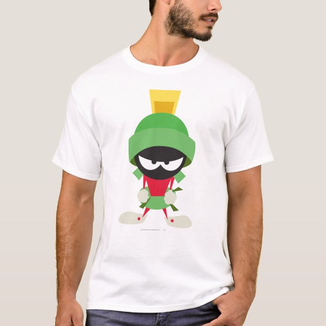 T-shirts MARVIN O MARCIANO™ Pronto para Atacar (Frente)