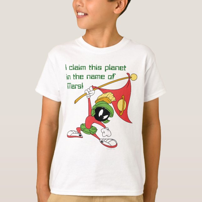 T-shirts MARVIN, O Planeta de Solicitação MARTIAN™ (Frente)