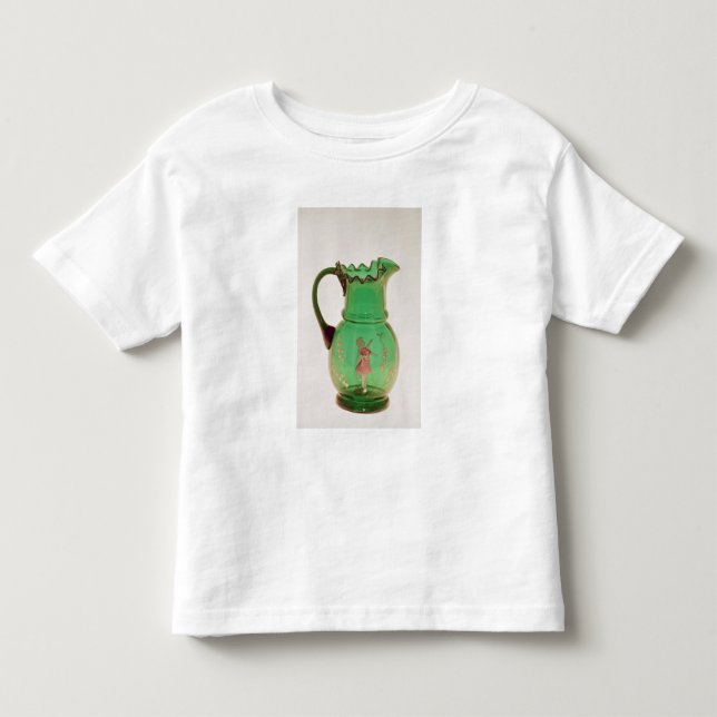 T-shirts Mary Gregory green jug com esmalte disparado (Frente)