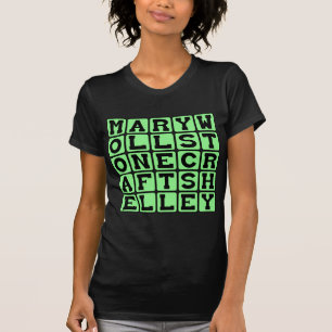 T-shirts Mary Wollstonecraft Shelley, autora de Frankenstei