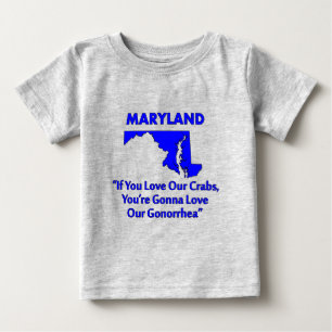 T-shirts Maryland - Se Você Ama Nossos Caranguejos...