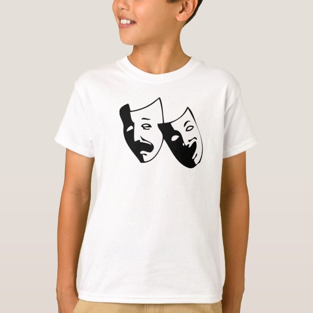 T-shirts Máscaras de Drama (Frente)