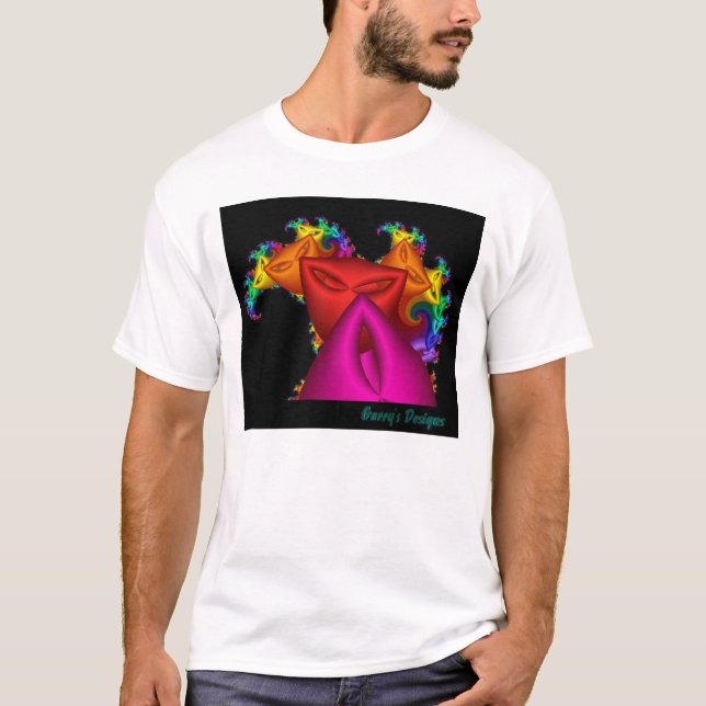 T-shirts Máscaras por fractals (Frente)