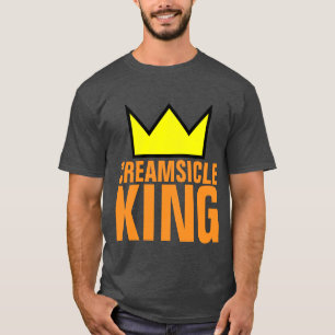 T-Shirts masculinas do rei cremoso