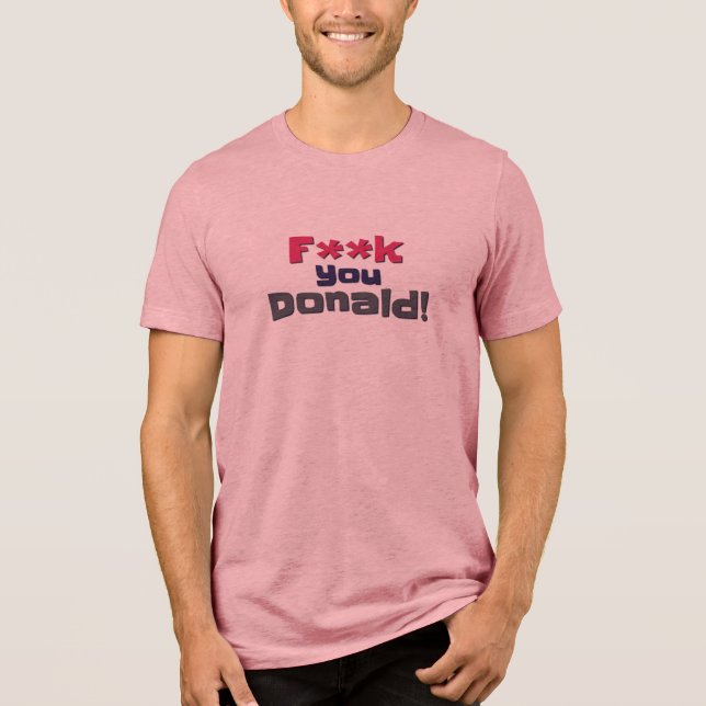 T-Shirts masculinas Donald Trump (Frente)