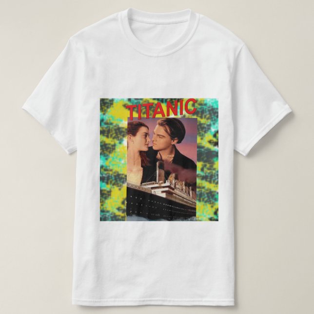 T-Shirts masculinas, Titanic (Frente do Design)