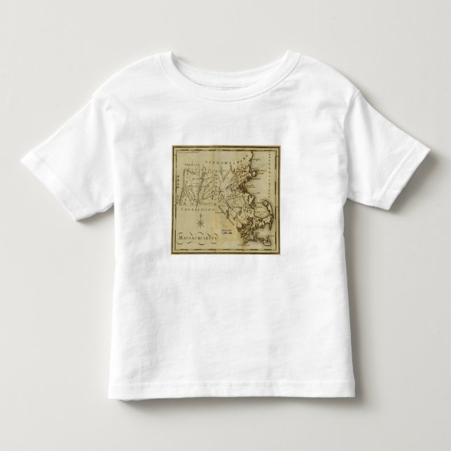 T-shirts Massachusetts 3 (Frente)
