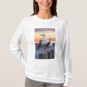 T-shirts MassachusettsSea Gulls a cena