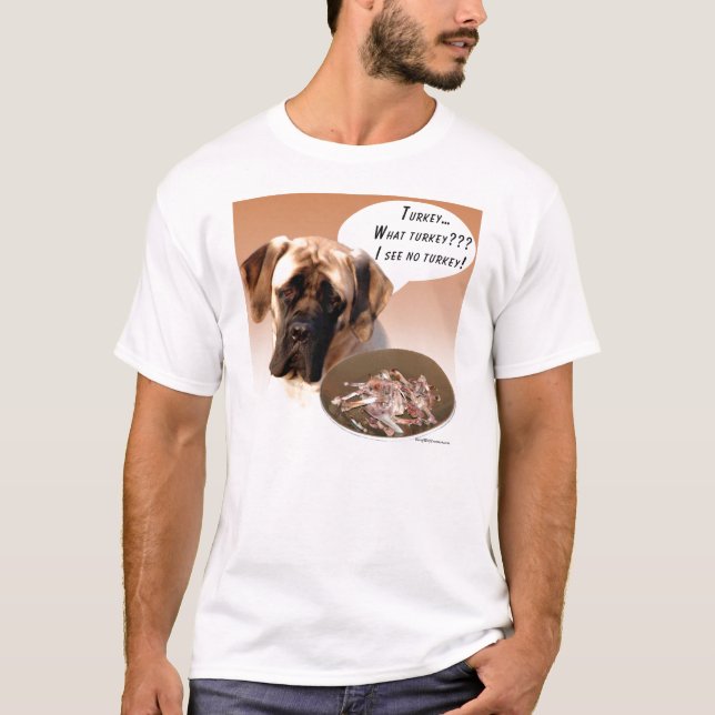T-shirts Mastiff (afeto) Turquia (Frente)