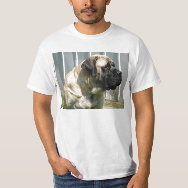 T-shirts Mastiff inglês T-shrit (Frente)