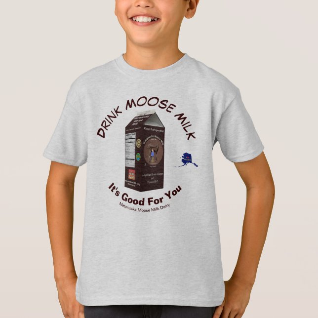 T-shirts Matanuska Moose Milk (Frente)