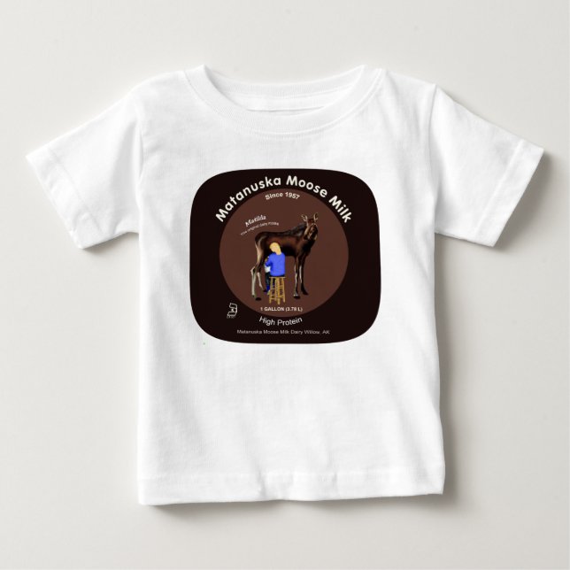 T-shirts Matanuska Moose Milk (Frente)