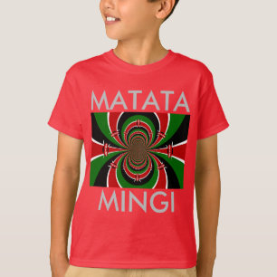 T-shirts Matata Mingi Mantenha o Queniano Hakuna Matata