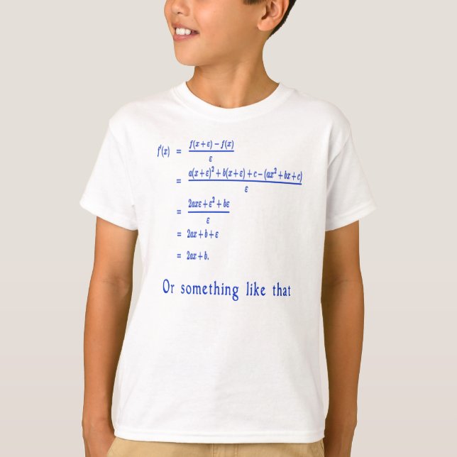 T-shirts Matemática (Frente)