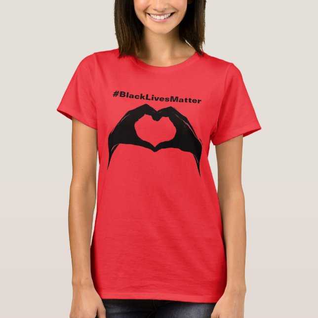T-shirts # matéria preta T das vidas (Frente)