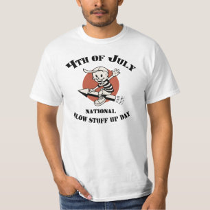 T-shirts Material do sopro acima do dia