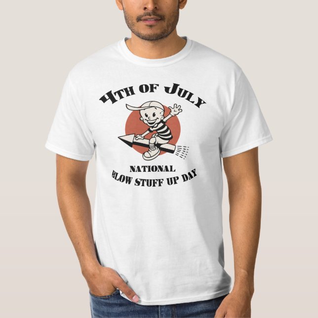 T-shirts Material do sopro acima do dia (Frente)