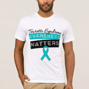 T-shirts Matérias da consciência da síndrome de Tourette