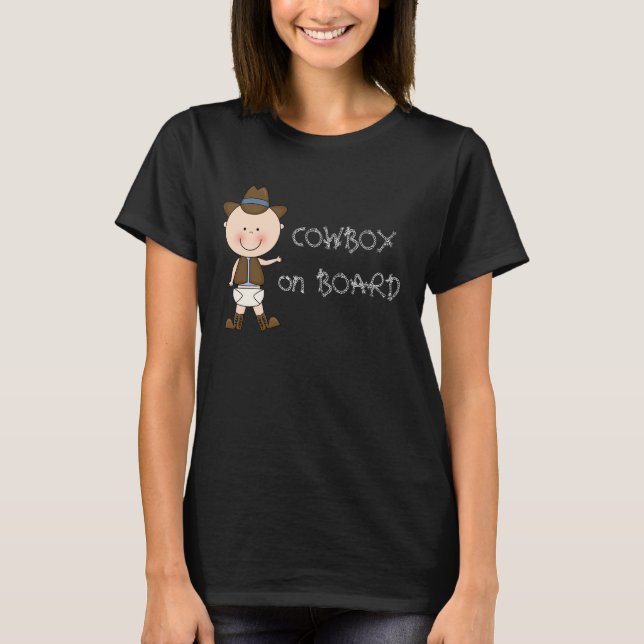 T-shirts Maternidade de Parto Especial de Garoto-Bebê Ocide (Frente)