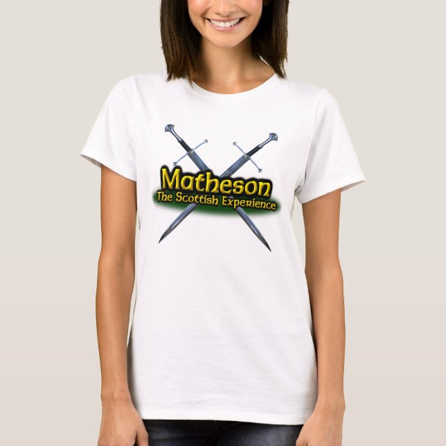 T-shirts Matheson The Scottish Experience Clan (Frente)