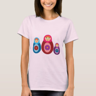 T-shirts Matryoshka Dolls