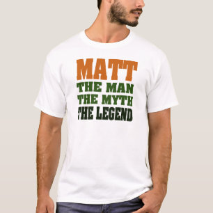 T-shirts MATT - homem, o mito, a legenda