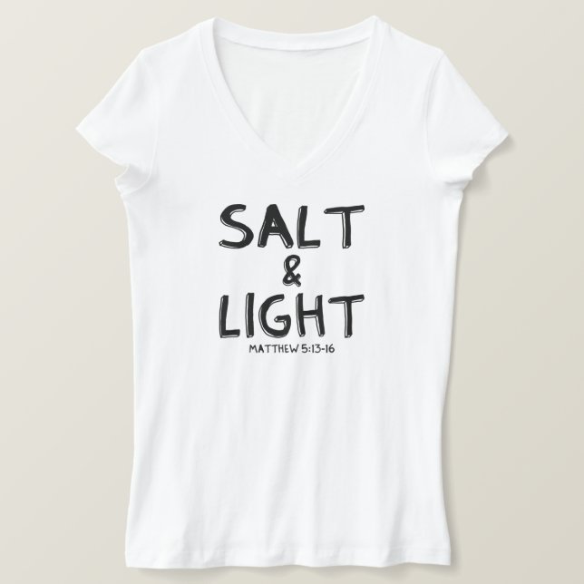 T-shirts Matthew 5:13-16 (Frente do Design)