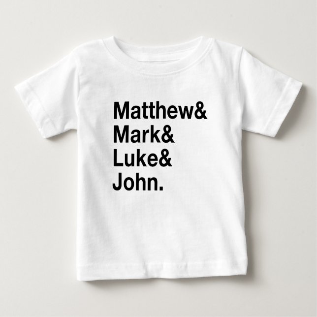 T-shirts Matthew & marca & Luke & John (Frente)