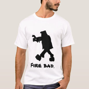 T-shirts Mau do fogo de Frankenstein