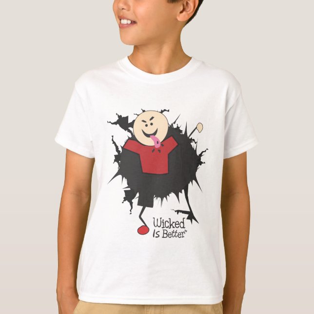 T-shirts Mau é melhor - Willy (Frente)