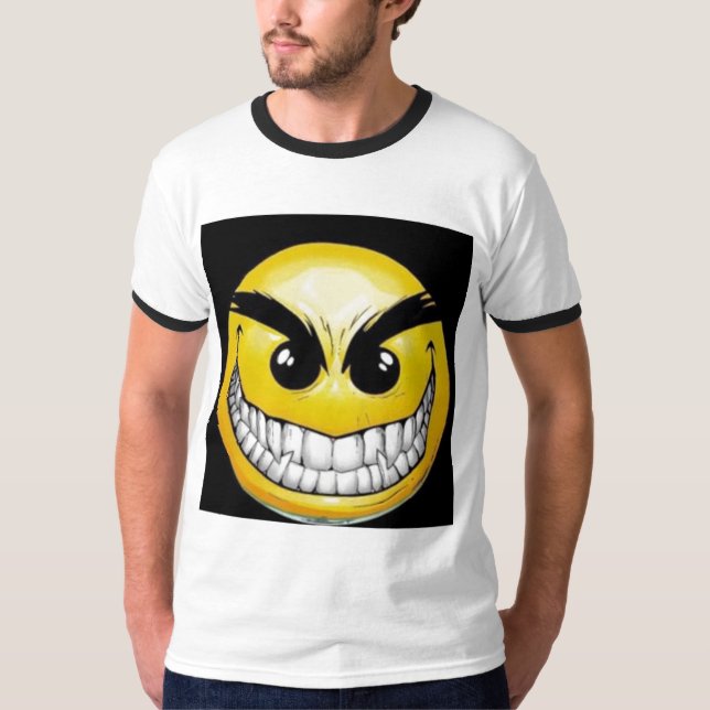 T-shirts mau-smiley-cara (Frente)