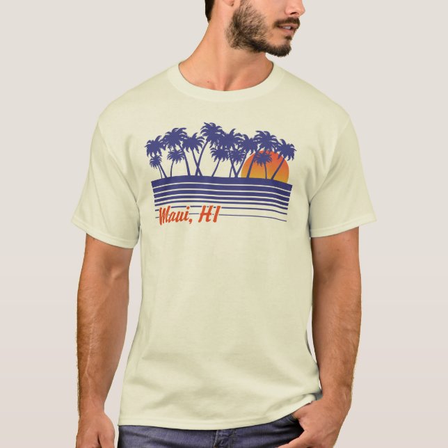 T-shirts Maui Hawaii (Frente)
