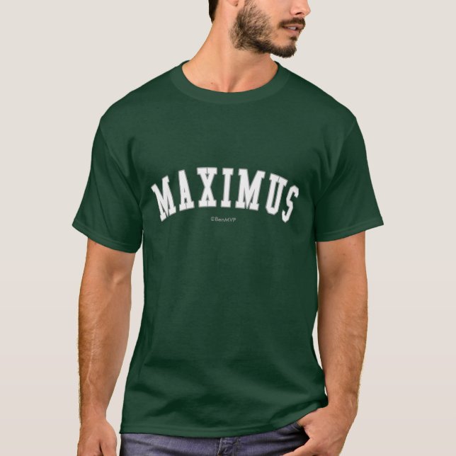 T-shirts Maximus (Frente)
