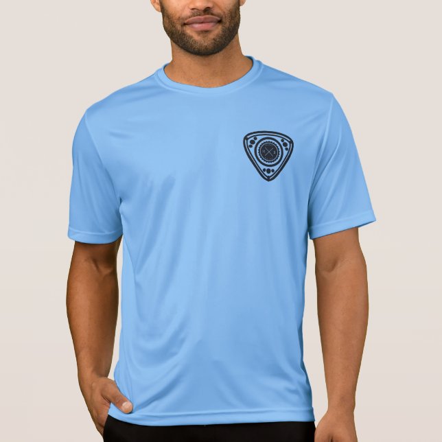 T-shirts Mazda RX-3: Não branco mostrado - Wankel. (Frente)