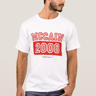 T-shirts McCain para o presidente/o t-shirt/John de John