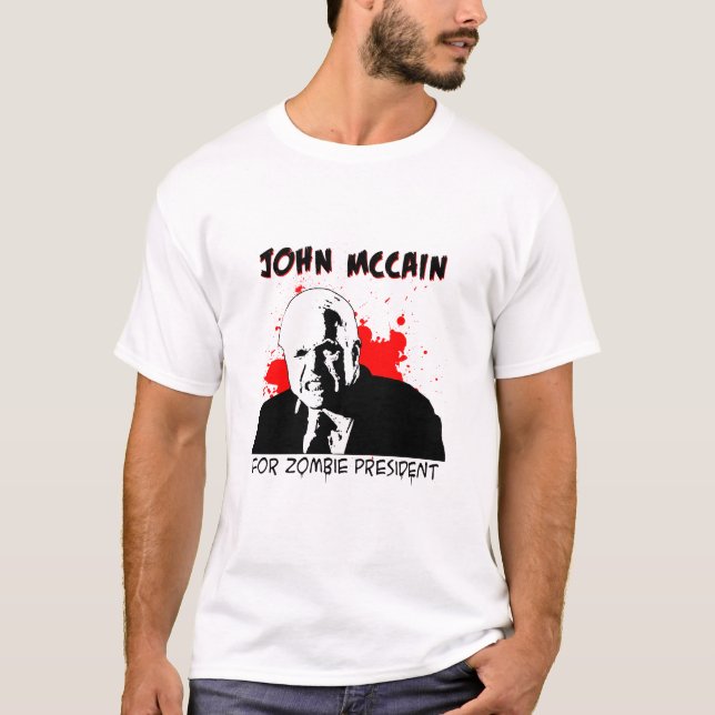 T-shirts mccainzombie (Frente)