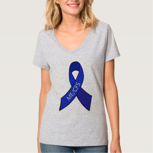 T-shirts ME/CFS Síndrome de Fadiga Crônica Fita de Sensibil