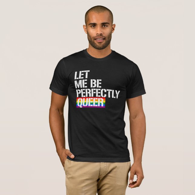 T-shirts - Me deixe ser perfeitamente estranho - - direitos (Frente Completa)