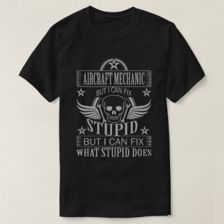 T-shirts Mecânico de aviões - Tshirt