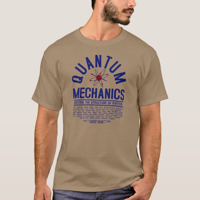 T-shirts Mecânicos de quantum (Frente)